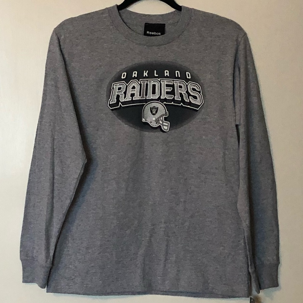 NWT Reebok NFL Oakland Raiders Long Sleeve